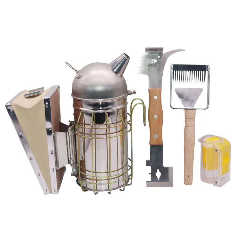 

Набор инструментов для пчеловодства «четыре в одном», скребок для да, бутылка для пчеловодства «Queen», вилка «Два в одном», средний скребок с ...