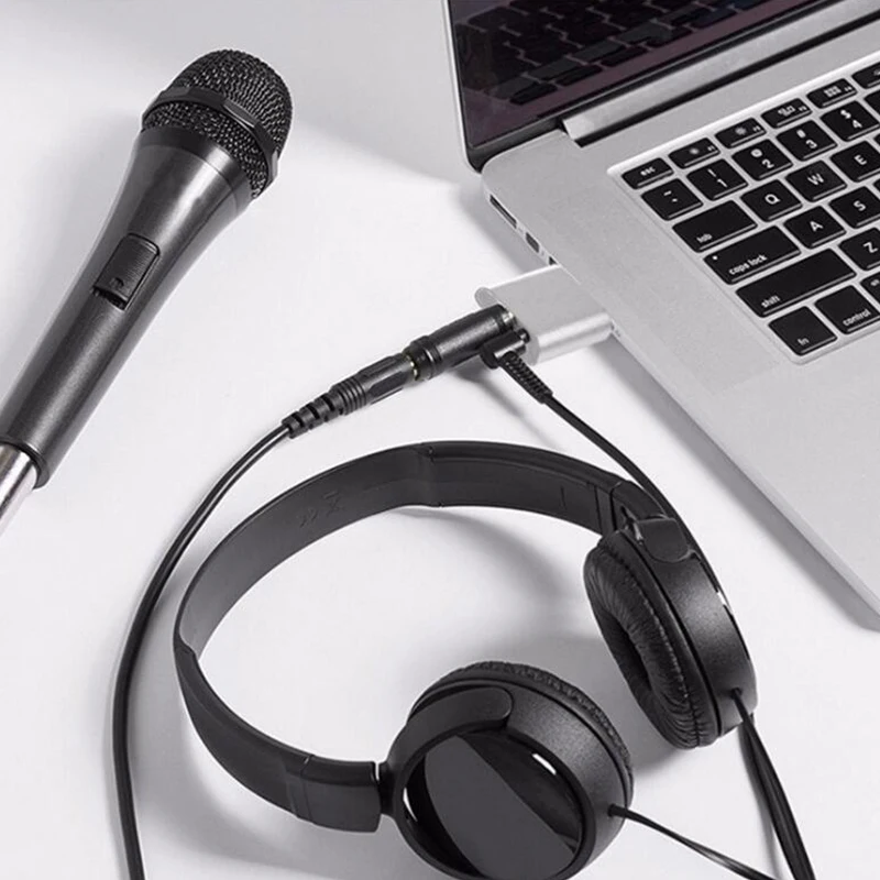 Внешняя звуковая карта 7 1 USB стерео микрофон динамик гарнитура аудио разъем 3 5 мм