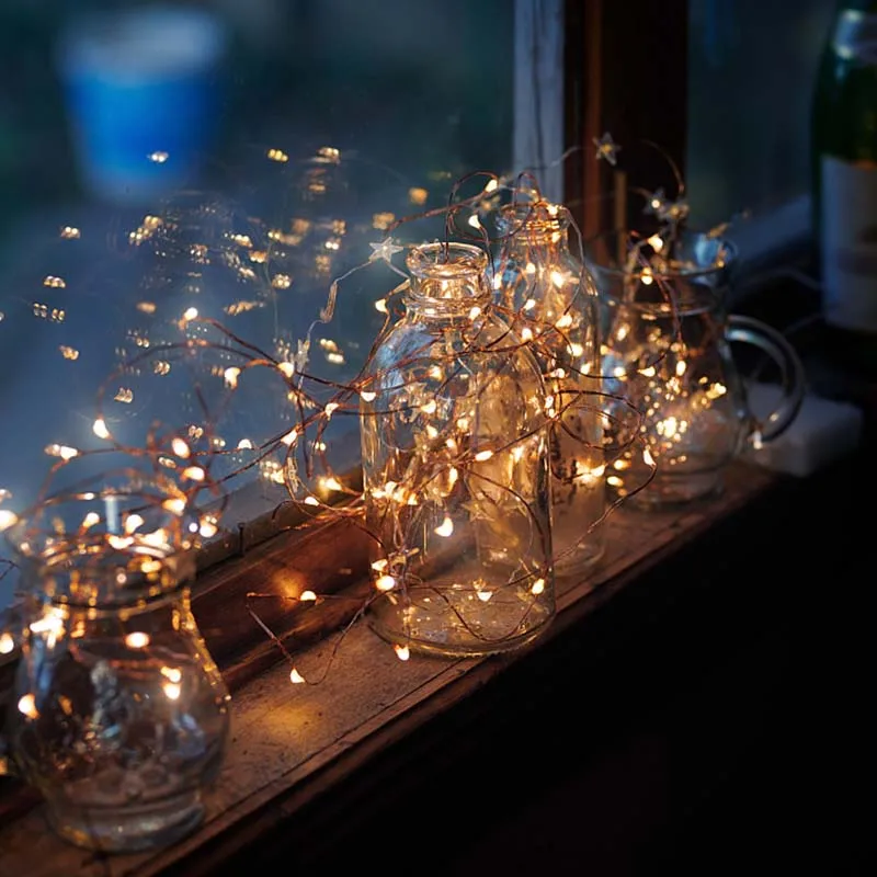 

10m Solar String Fairy Lights LED Solar Power Lamp Waterproof for Outdoor Garland Christmas Home Garden Wedding Party Decoration