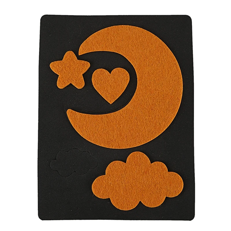 Детская коляска висит Луна и деревянная высечка звезды ведущая форма | Дом сад