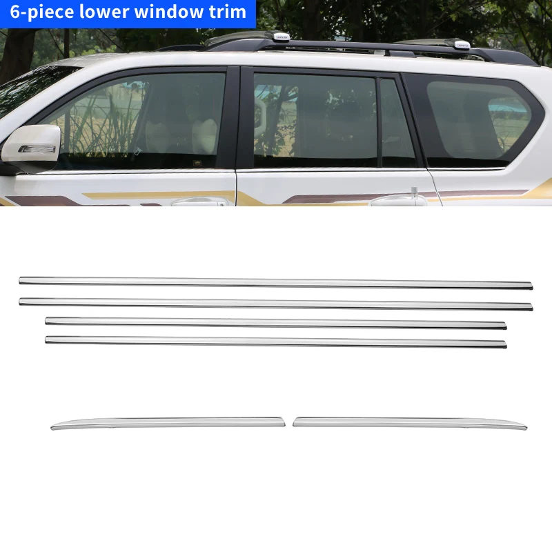 

Для 2010-2021 Toyota Land Cruiser Prado 150 Lc150 Fj150 2018 тойота ленд крузер прадо 150 Настройка модификации украшения из нержавеющей стали комплект кузова автомобиля 2020 2019 2017 2016 2015 2014 2013 2012 2011