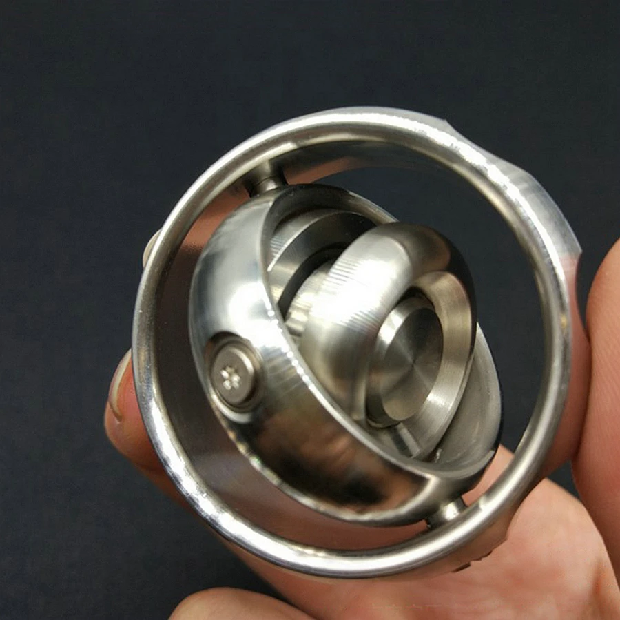 Metal Gyroscope Fingertip Gyro Rotating Balance Decompression Toy | Дом и сад