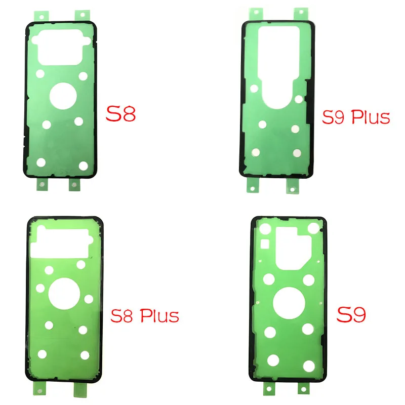 

5 шт./Лот, для Samsung Galaxy S8 S9 S10 S20 Plus S10e S7 S7 Edge Note 5 8 9 S20, ультраводонепроницаемая стеклянная наклейка на заднюю крышку аккумулятора