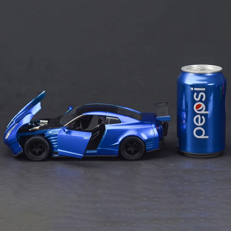 1:24 Масштаб Форсаж сплав бен сопра GT-R35 автомобиль игрушки литье под давлением модель для мальчиков литье под давлением автомобиль игрушки серии подарки игрушки для детей