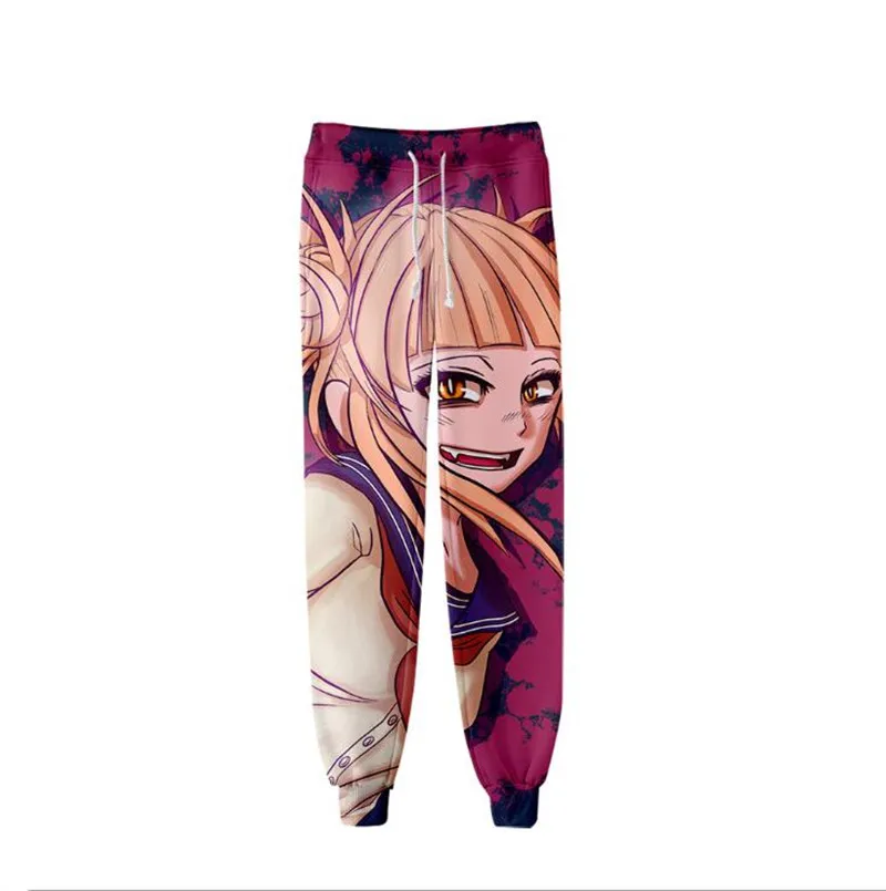 

2021 New hot Men Women Joggers Spring Autumn Sweatpants Elastic Trousers 3D Print My Hero Academia Sport pants Fitness Pants