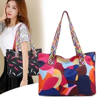 printed tote bag large one shoulder carrying lady large bag polyester cloth with small bag nylon backpack