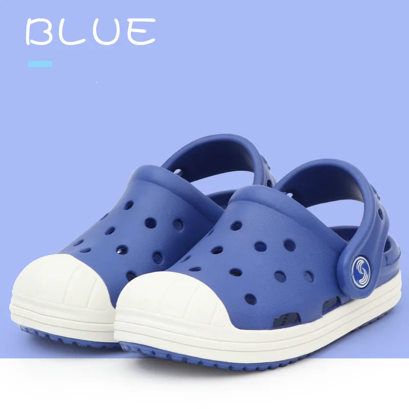 Пляжные шлепанцы для мальчиков и девочек детские сандалии летняя детская