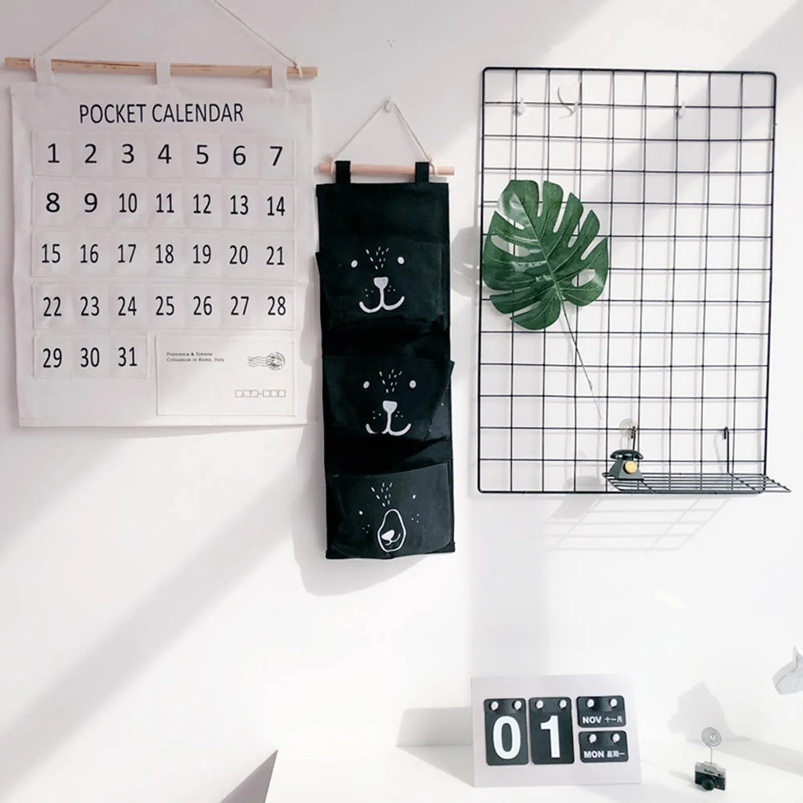 Настенная подвесная сумка 3 карманных вешалки подвесной органайзер для сумочки