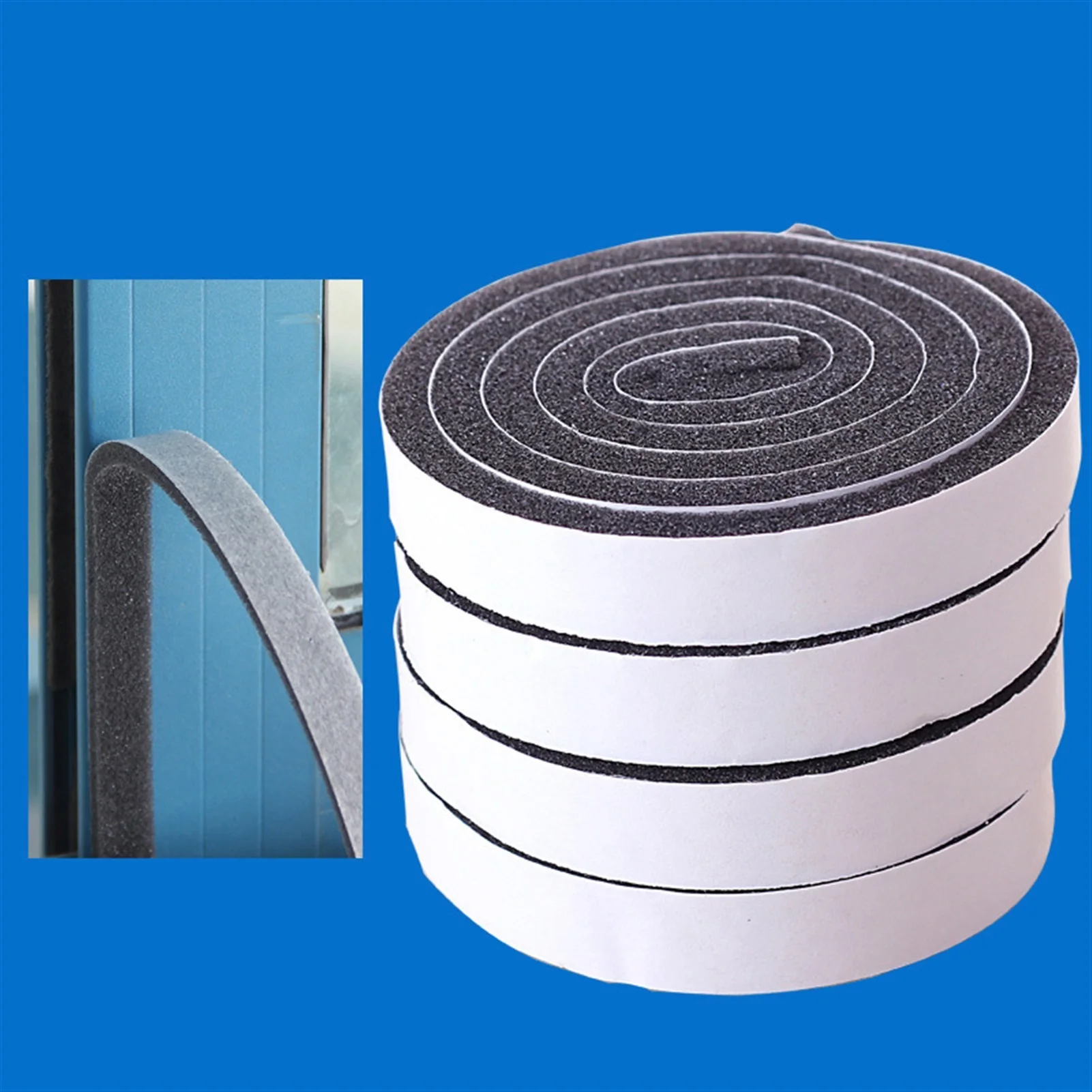 

Door Sealing Tape Rubber Windproof Thermal Window Foam Seal Stripping Gasket Self Adhesive Weatherstrip,