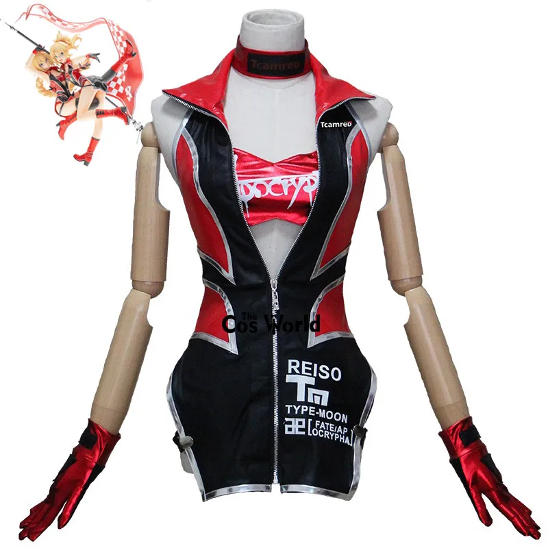 Fate Apocrypha morred Joan of Arc Racing костюм Униформа топ с трусами аниме индивидуальный пошив