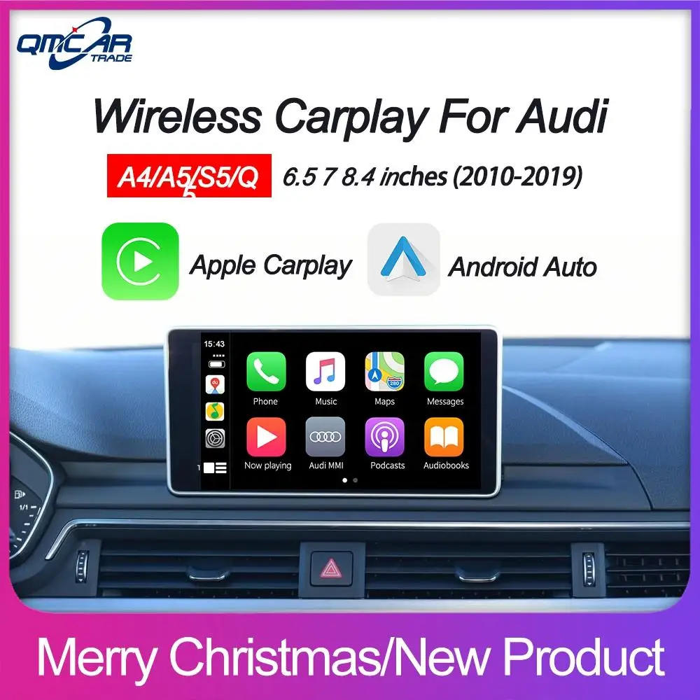Автомобильный мультимедийный плеер Wireles Apple Carplay для Audi A4 A5 S4 S5 Q5 RS4 RS5 2010 2017