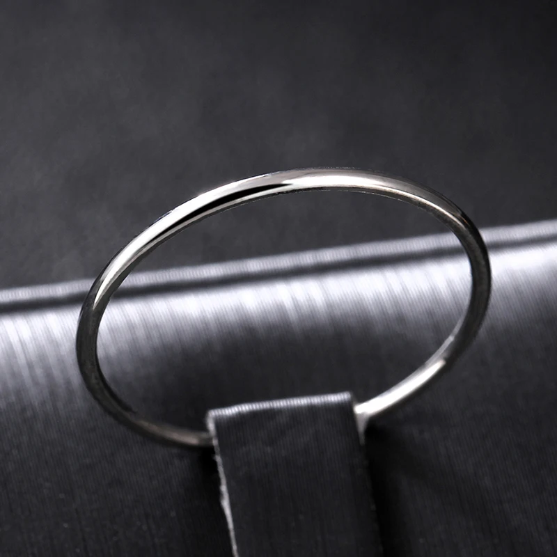 MANGOSKY 1 мм Новая женская обувь в стиле панк совместное тонкий Титан палец кольцо из