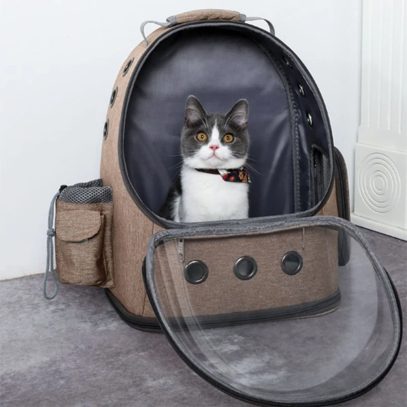 

Cat Carrier Backpack Bubble Space Capsule for Small Dogs and Puppies Pet Travel Backpacks Breathable Outdoor Hiking Walking D0LF
