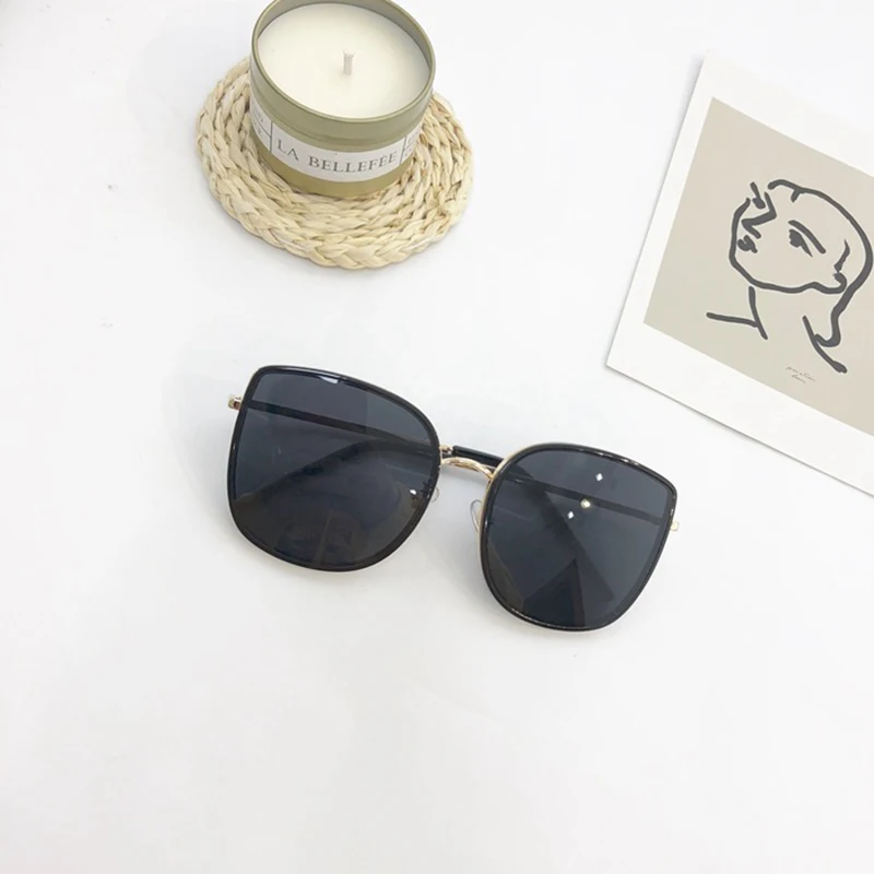 Женские солнцезащитные очки Veshion поляризационные большого размера в винтажном