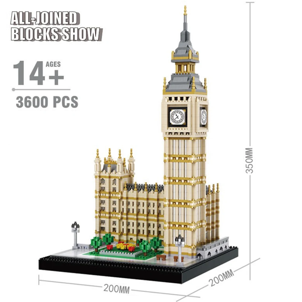 Конструктор Архитектура города для детей конструктор с изображением Эйфелевой