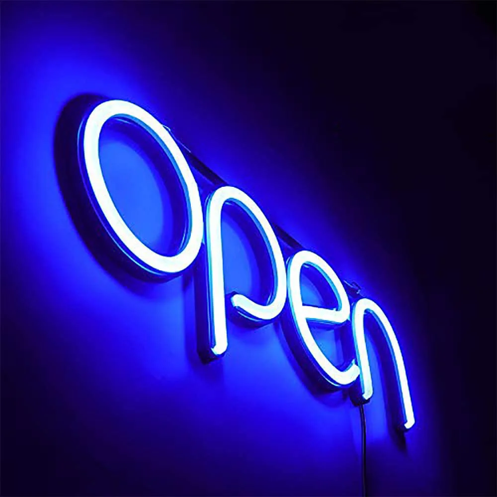 

CALCA OPEN Neon Sign Business LED Light Lamp Integrative Ultra Bright Bar Club KTV Store Shop Advertising Lighting Lamp