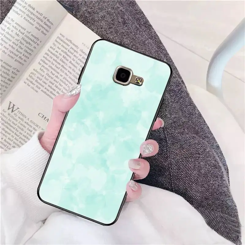 

Babaite Simple little fresh mint green DIY phone Case For Samsung Galaxy A50 A30 A71 A40 A60 A50s A30s Note 8 9 S10 Plus S10 S20