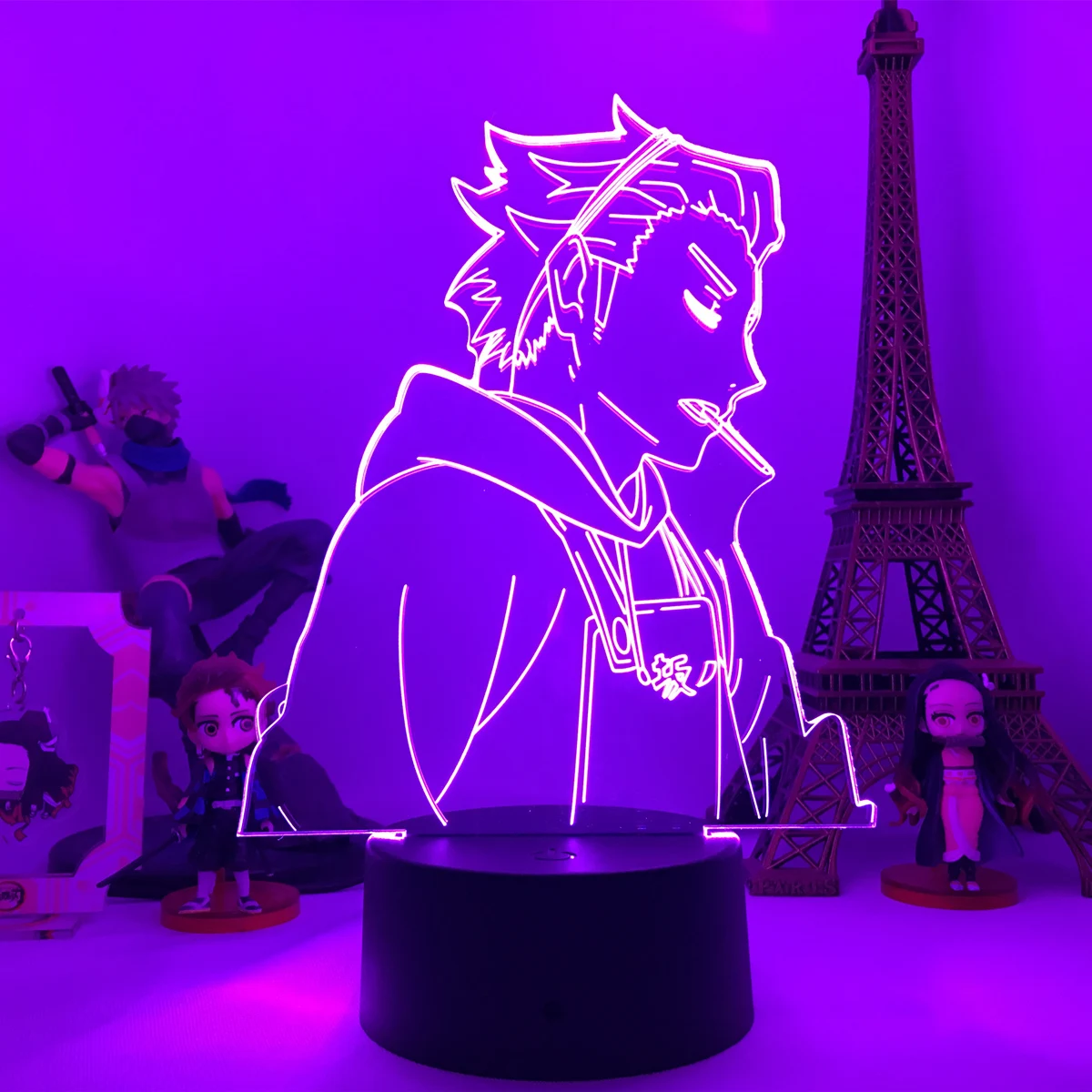 

3d настольная лампа кошма Keishin укаи рисунок светильник с аниме для детей Украшения в спальню классная манга гаджет для детей Рождественский ...