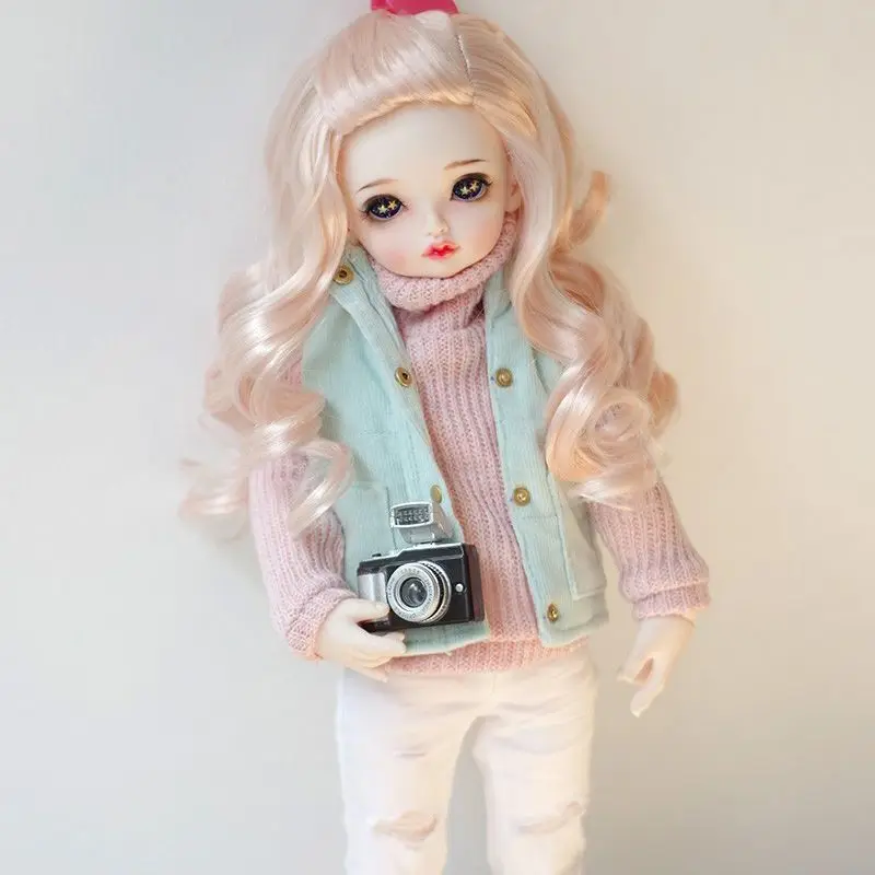 

1/3 bjd Doll Clothes Doll Tops Thicken Turtleneck Sweater Knitwear Casual Wear Clothing Accessories Outfit Kids Gift DIY Toys