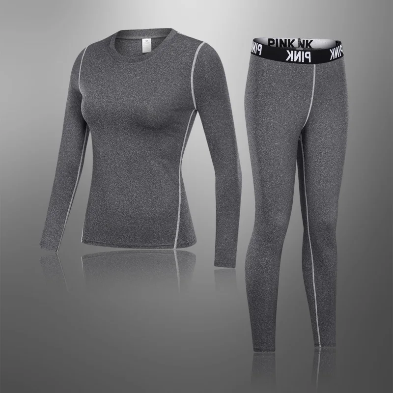 

Latest Thermal Clothing Winter movement Thermal Underwear Women Warm Winter Long Johns for Women Thermal Shirt Base Layer