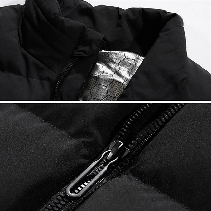 

Electrical Vest Warm Winter Men Heating Sleeveless Heated Jacket Constant Temperature Classic Down Jackets Intelligent Overcoats