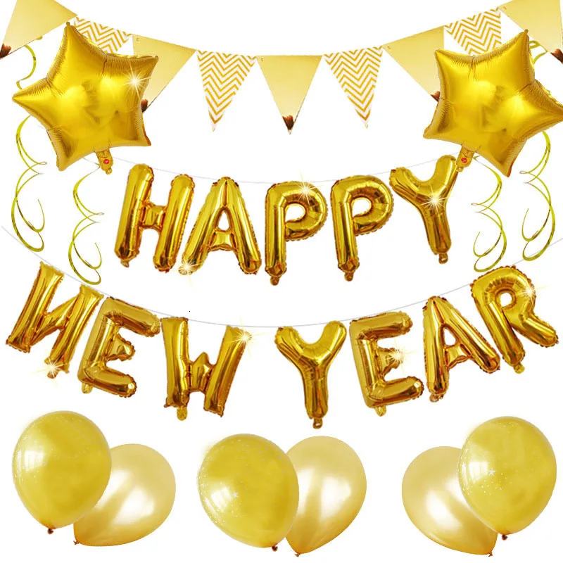 1 Набор мука 2020 Новогоднее украшение воздушные шары предметы композиция магазин