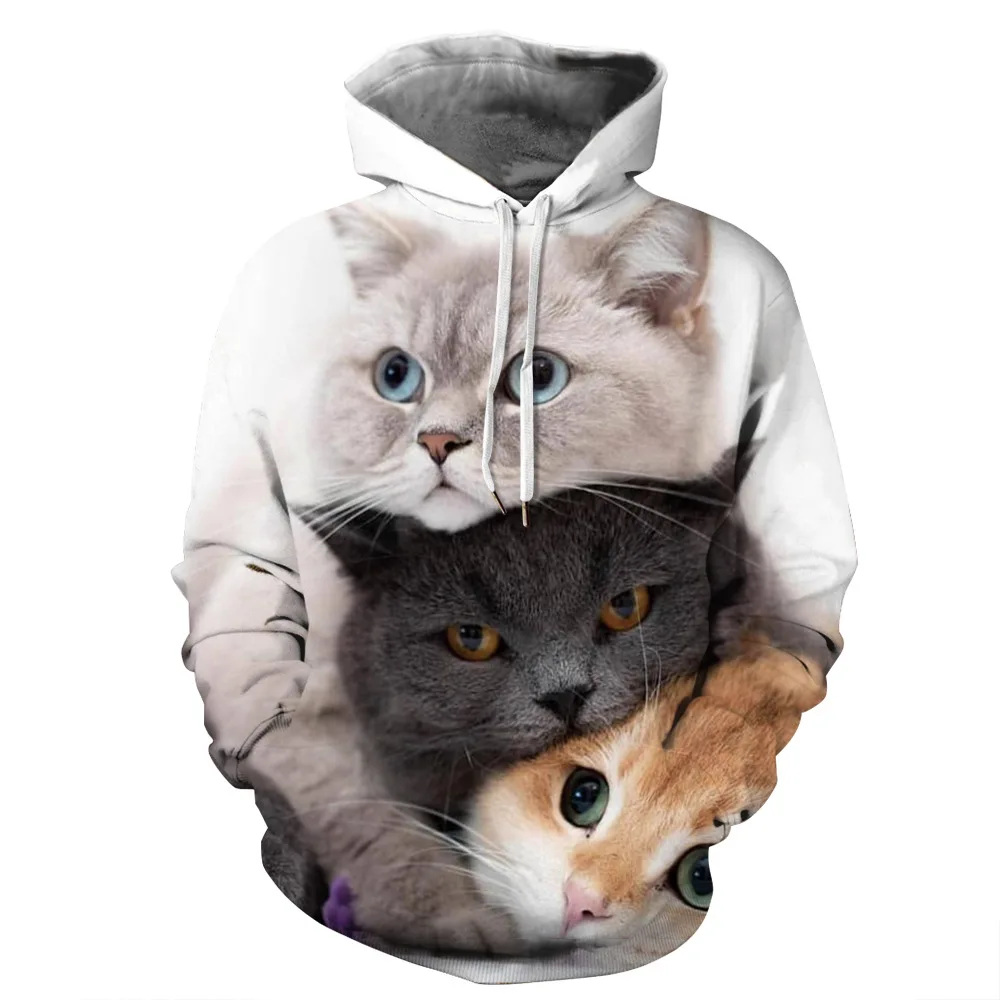 

Autumn and Winter Digital Print Long Sleeve Pullover