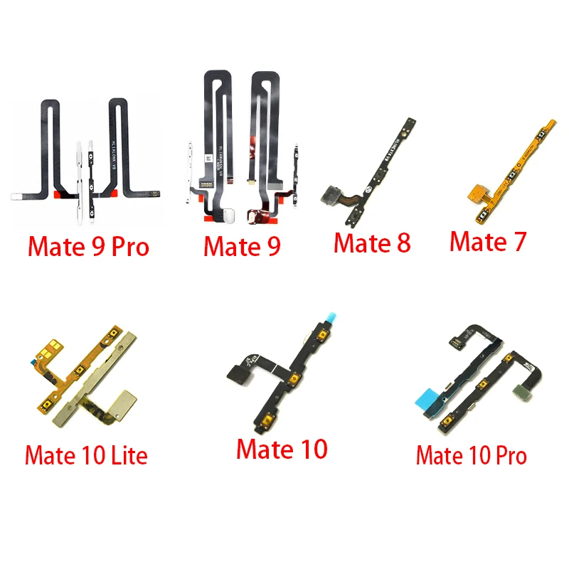 Новинка кнопка включения/выключения громкости гибкий кабель лента для Huawei Mate S 7 8