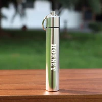 hornet 10ml travel tubes tobacco jars aluminum smell proof silver sealed herb stash jar storage container