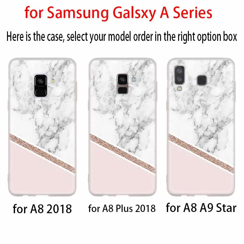 Силиконовый чехол с золотым мраморным коллажем для Samsung A52 A32 A12 A72 A42 A21S 5G A3 A5 A6 A7 A8