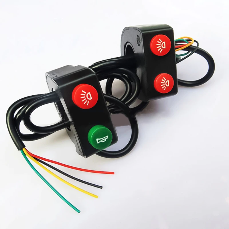 Мотоциклетный квадроцикл 22 мм руль клаксон и фара комбинированная кнопка