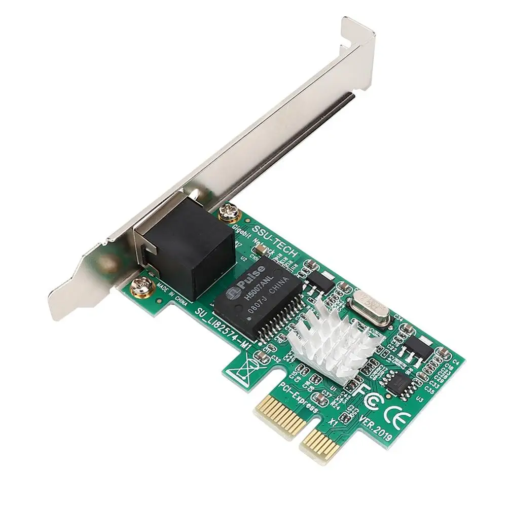 Настольный компьютер PCI E Gigabit LAN NIC Ethernet Сетевая карта для intel 82574L SU LI82574 M1|Сетевые