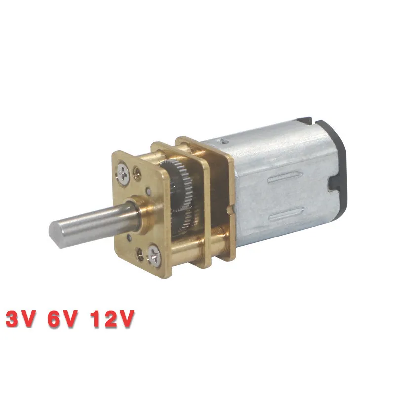 Мини ноутбук с микро металлическая передача мотора 3V/6V/12V N20 колеса безщеточный