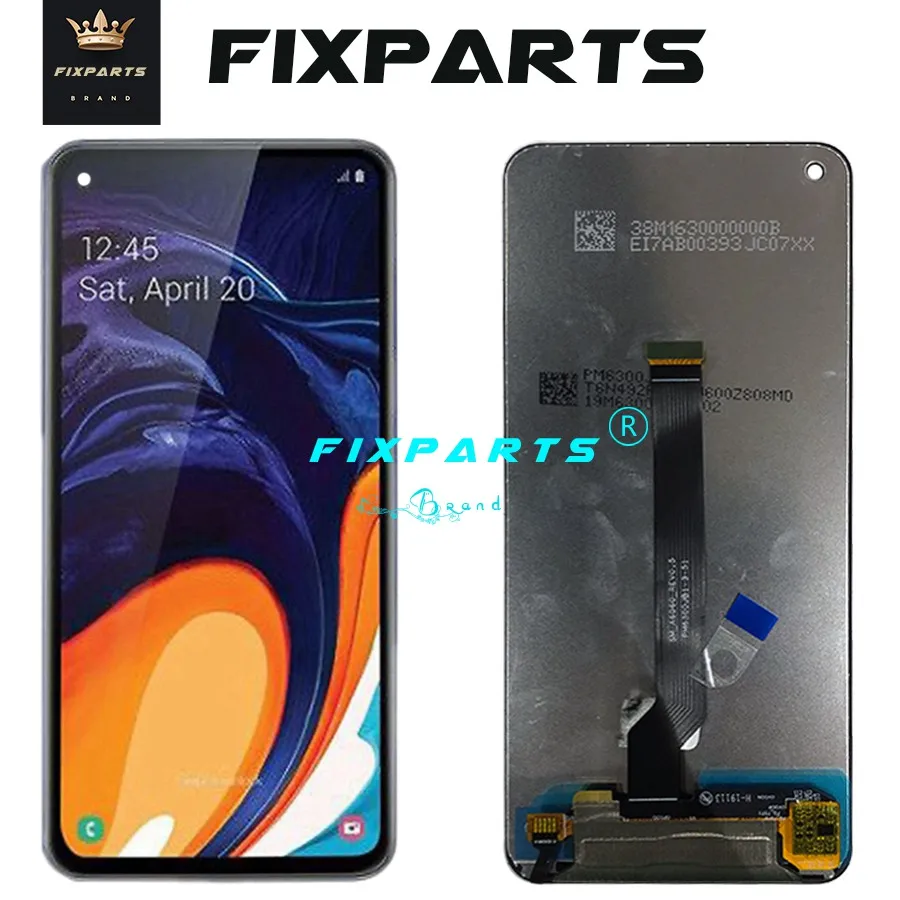 Супер AMOLED lcd для SAMSUNG Galaxy A60 A606 дисплей кодирующий преобразователь сенсорного экрана в сборе A60 A606F для SAMSUNG A60 lcd