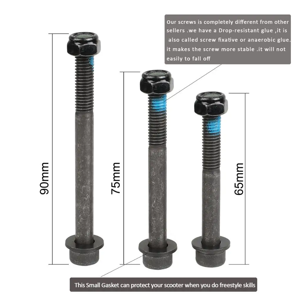 Набор колышек для скутера Pro с осями 2 5 дюйма 3 0 бриллиантов|Детали и аксессуары