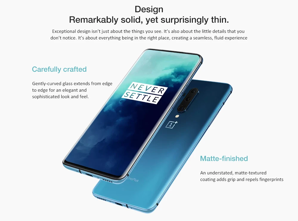 Смартфон OnePlus 7T Pro Snapdragon 855 Plus Octa-core 2,96 GHz 8GB 256GB 6,67 дюймов 48MP+ 8MP+ 16MP 4085mAh международная версия