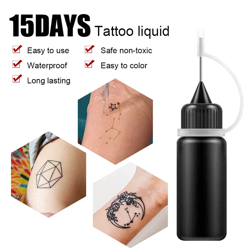 

Temporary Tattoo 10ml Liquid Tattoo Paste Black Brown Red Brown Henna Cones Indian For Temporary Tattoo Sticker Body Paint Inks