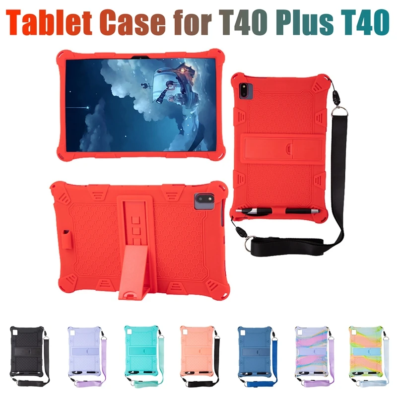 

Case for Teclast T40 Plus T40 10.4 Inch Silicone Tablet Case Tablet Stand for Teclast T40 with Straps and Pen