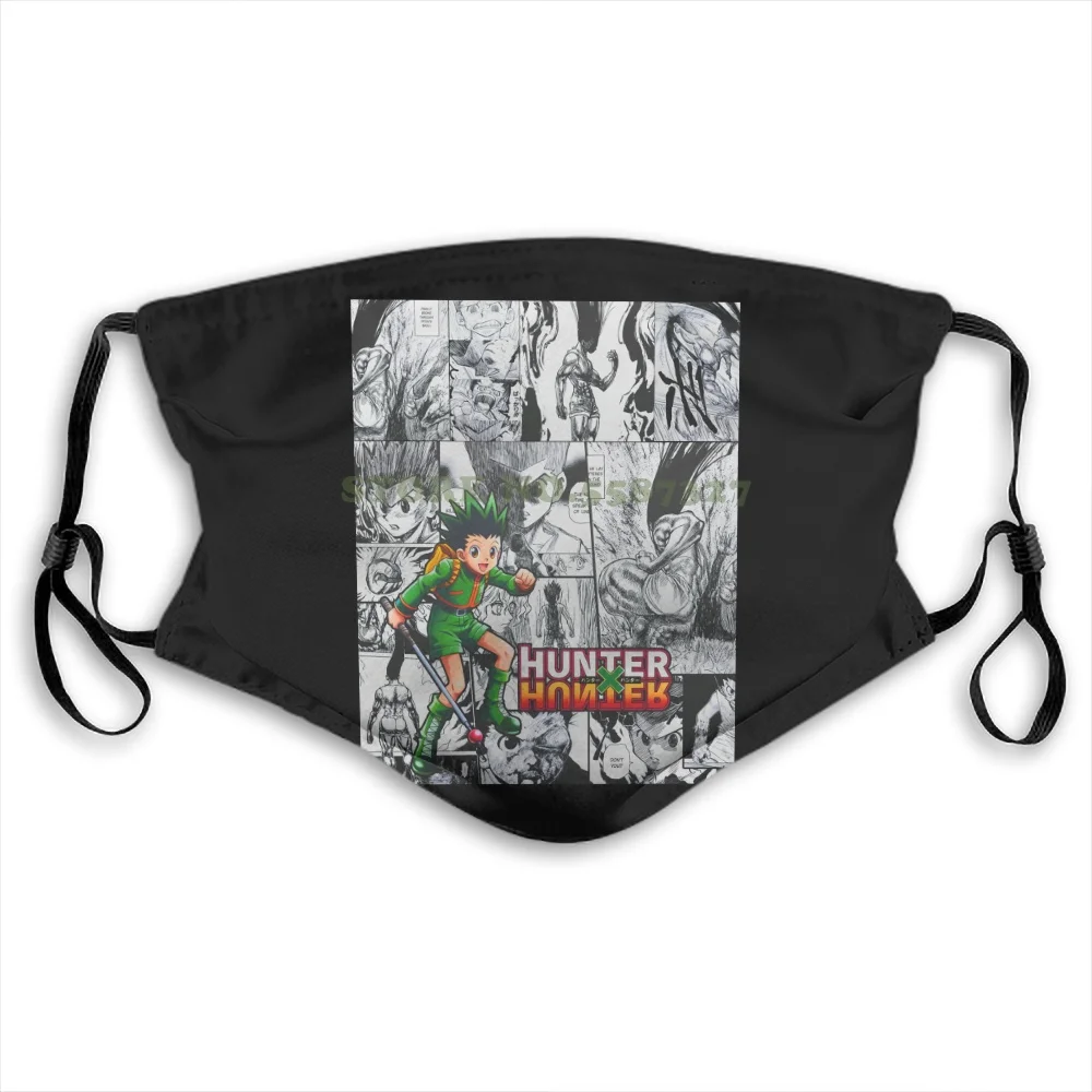 

Hunter X Hunter манга полоса Hxh Gon аниме унисекс все размеры моющиеся Diy крутые маски для лица