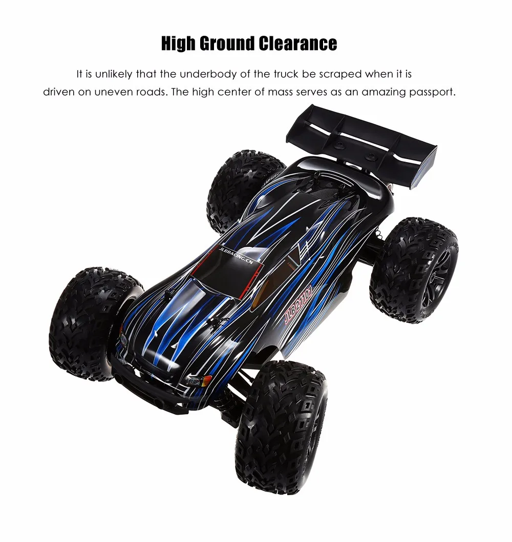 JLB гоночный автомобиль 21101 1:10 4WD RC бесщеточный внедорожный RTR 80 100 км/ч/3670 2500KV мотор