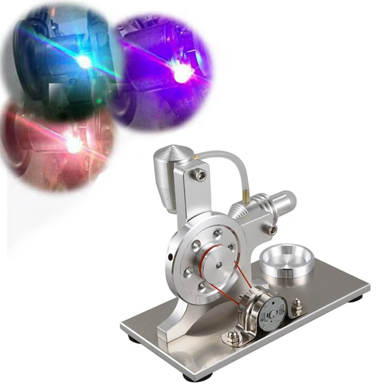 

Hot Air Stirling Engine Model Electric Generator Motor Educational Physics Experiment Steam Power Toy Design Gifts