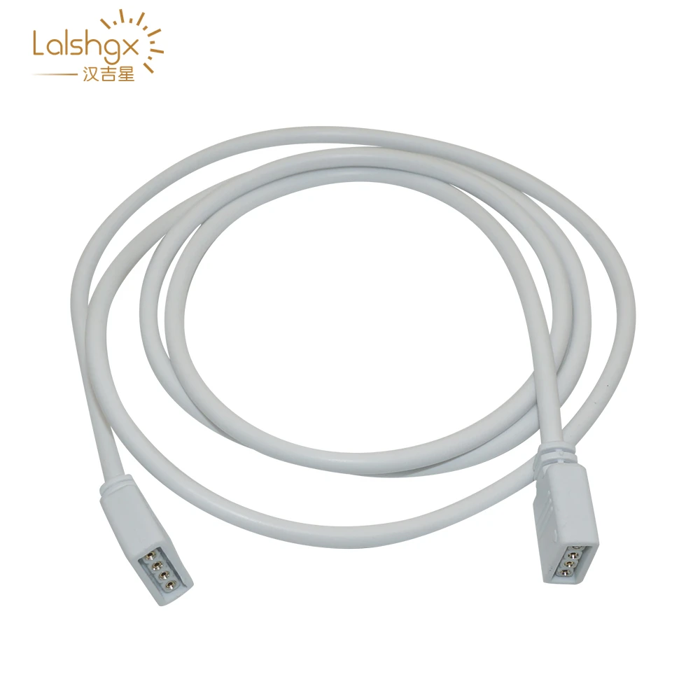 

2pcs 1 Meter Long Wire Double 4pin Female RGB Extension Cable With 10mm Width 4 PIN Connector Cord For 5050 RGB LED Strip