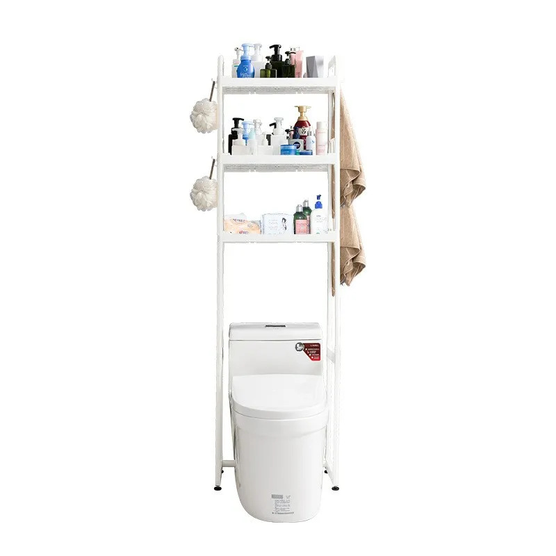 

2/3Tier Toilet Towel Storage Rack Holder Kitchen Plastic Cabinet Organizer Shower Shelf Kitchen Tray Holder Shower Standing Rack