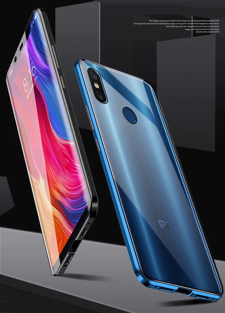 Металлический магнитный чехол для huawei Nova 3i из закаленного стекла, задняя крышка с магнитом для huawei Nova 3e Nova 3, передний и задний стеклянный чехол
