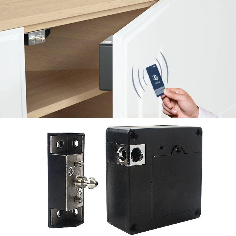 RFID hidden cabinet door lock IC 13.56mhz drawer induction lock furniture cabinet shoe  item storage cabinet electronic lock