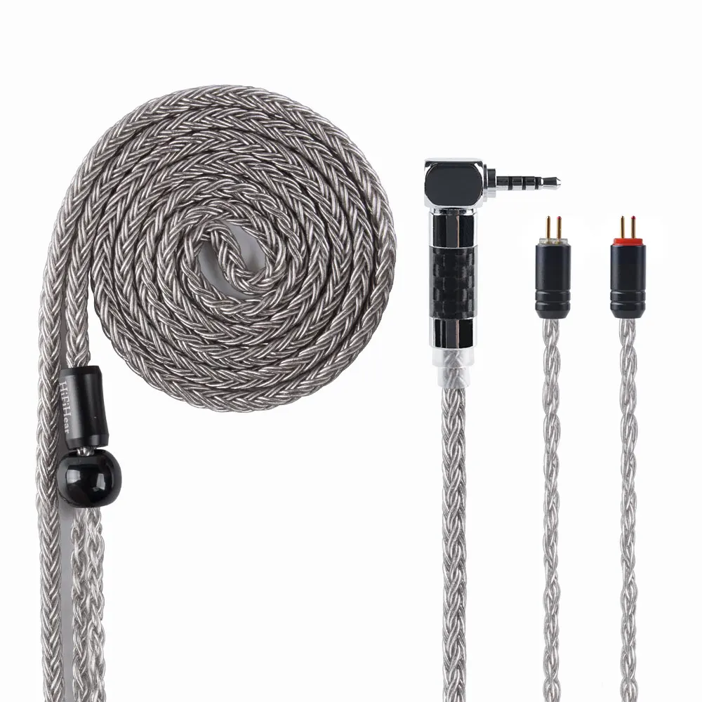 FDBRO 2019 новинка лидер продаж 8 жильный посеребренный кабель hifiears MMCX/2 контактный
