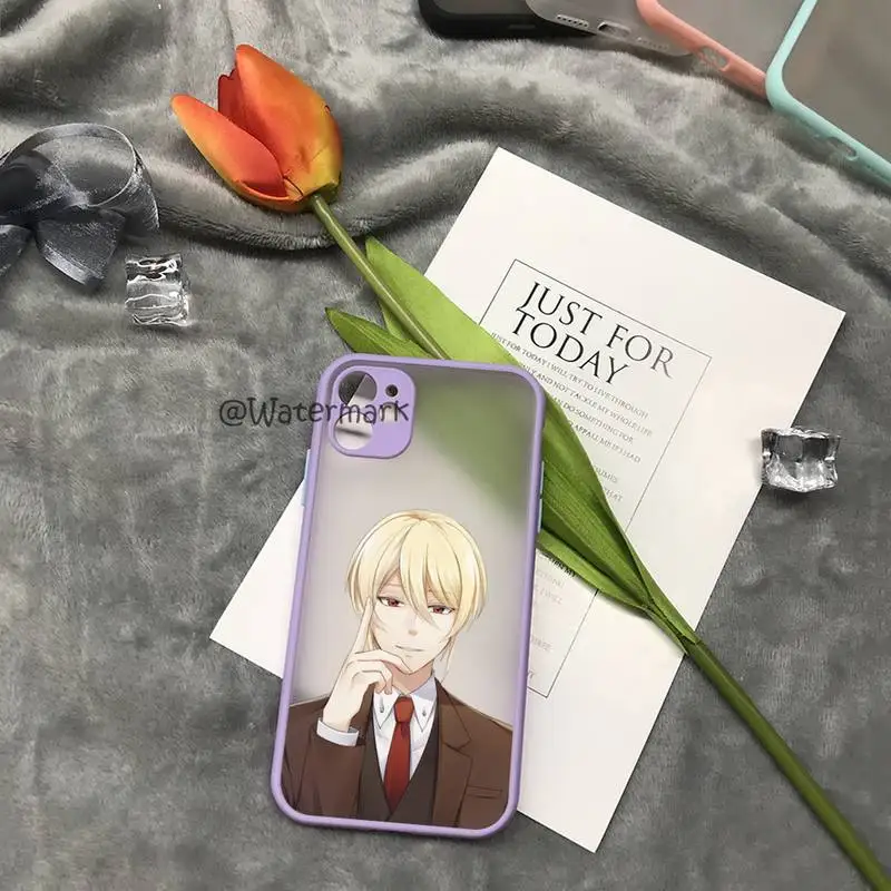 Чехол для телефона Moriarty The Patriot Anime IPhone 7 8 Plus Xr X Xs 11 12 13 Pro Max Фиолетовый матовый