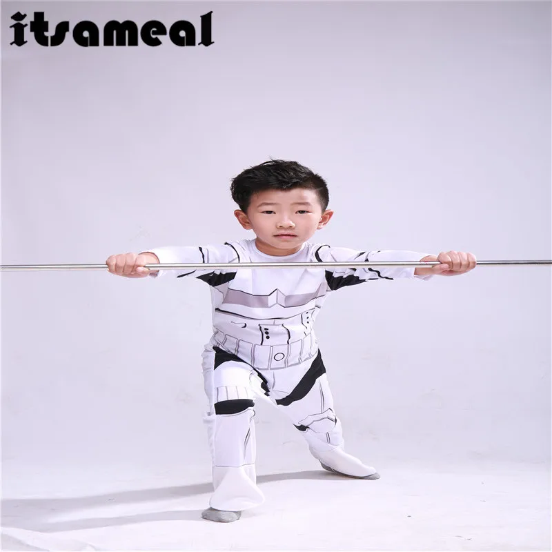 1 х Белый солдатик штурмовик солдатики спецназа косплевечерние вечеринка костюм