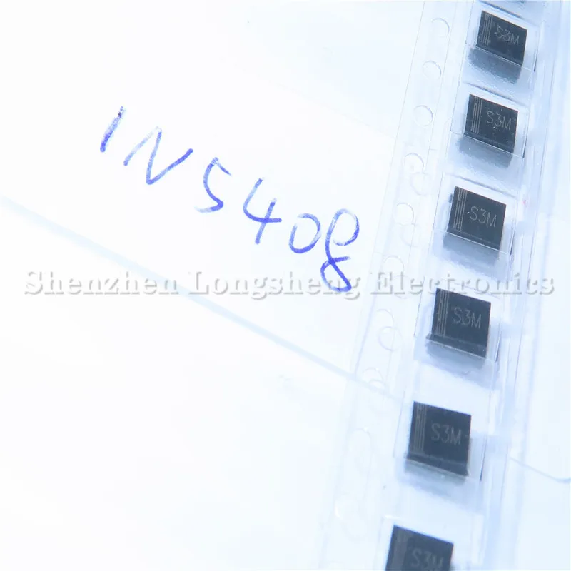 200 шт./лот SMD выпрямительные диоды 1N5408 IN5408 S3M SMB объем печати 3A 1000V