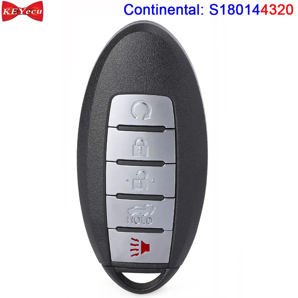 KEYECU для Infiniti QX60 2016 2017 2018 безключевая флейта 433 92 МГц S180144320 FCC ID: KR5S180144014 4A Chip|Ключ от